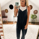 Penny Navy Jumpsuit