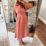Muted Red Easy Days Maxi Dress