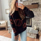 Black All Hallows Eve Sweater