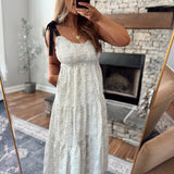 Black Ketchikan Floral Maxi Dress