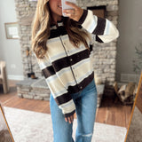 Brown Moments Cardigan