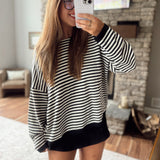 Black & Ivory Tansy Sweater