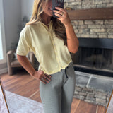 Butter Logan Short Sleeve Knit Cardi