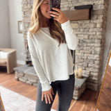 Heather Gray Cozy Core Tee