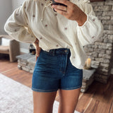 Judy Blue Dark Slim Jean Shorts