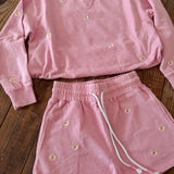 Bubblegum Pink Sweet Daisy Pullover