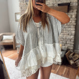 Black Odette Cardigan Top