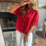 Red Rue Cardigan
