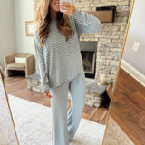 Blue Gray Langston Top