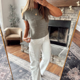 Olive Petaluma Boxy Knit Top