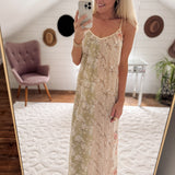 Vintage Vine Dream Maxi Dress