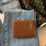 Camel Kat Suede Wallet