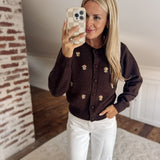 Brown Kaylene Cardigan