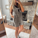 Sweet but Wild Denim Romper