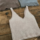 Petal Pink Padded Ribbed Brami IN STORE