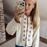 Cream Aviva Cardigan