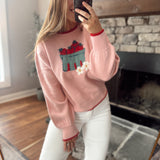 Pink Fresh Picked Sweater