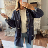 Navy Utility Barn Jacket