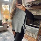 Heather Gray Vested Elegance