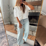 Risen Light HR Crop Barrel Jeans