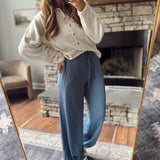 Dusty Navy Dallas Scuba Relaxed Joggers