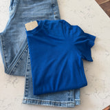 Cobalt Racin' Ribbed Tee