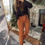 Mica Cinnamon HR Crop Joggers