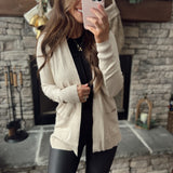 Perfect Staple Taupe Everyday Cardi