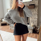 Black All Day Long Skort