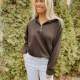 Tanya Black Modal Quarter-Zip