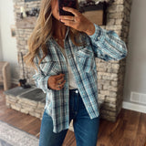 Blue Lakeside Flannel
