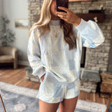 Light Blue Piece by Piece Sweatshirt
