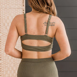 Sandy Shores Olive Swim Bottoms