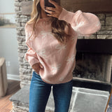 Pretty in Bows Blush Sweater