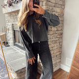 Black Faded Frame Long Sleeve