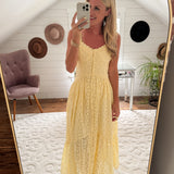 Lemon Water Cypress Maxi Dress