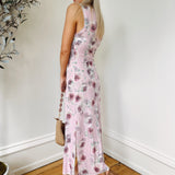 Leads To You Pink Lavender Mesh Maxi Dress