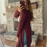 Autumn Pour Open Cardigan