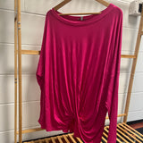 Lover Pink Twist Front Long Sleeve FINAL SALE