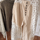 Tan Stripe Soli Jogger Pants