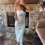 Sky Soft Knit Midi with Side Slit