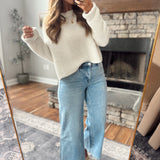 Mica Botticelli MR Wide Leg Crop Denim