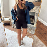 Rachel Racerback V-Neck Romper Onesie