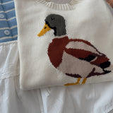 Cream Quack Attack Sweater