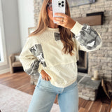 Ivory Hidden in the Wildflowers Sweatshirt