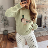 Matcha Pond Hopping Sweater