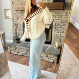 Mica Vintage Navy Wide Leg Denim