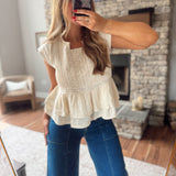 Cream No Second Thoughts Top