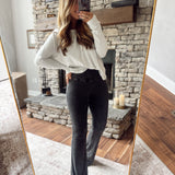 Charcoal Rhine Yoga Pants