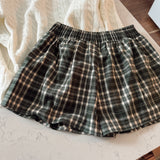 Olive Plaid Crispin Mini Skirt